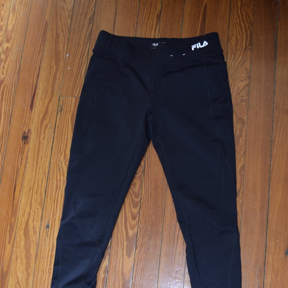 Fila Sport Black Running Leggings
